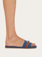 Ferragamo Flat slide with Gancini ornament - Image 6